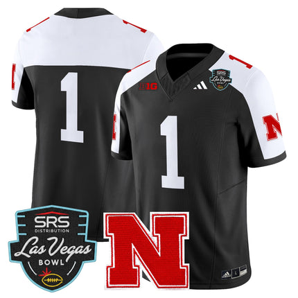 Men's Nebraska Cornhuskers 2025 Las Vegas Bowl Vapor Limited Jersey - All Stitched