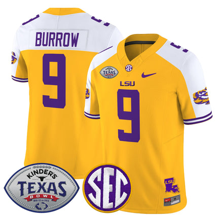 Men's LSU Tigers 2025 Texas Bowl Vapor Limited Jersey - All Stitched