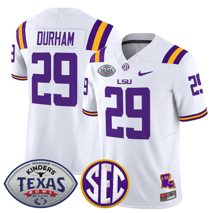 Men's LSU Tigers 2025 Texas Bowl Vapor Limited Jersey - All Stitched