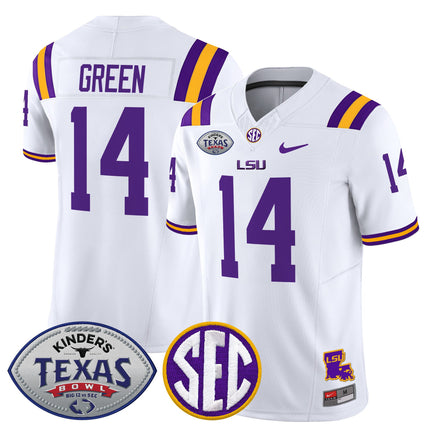 Men's LSU Tigers 2025 Texas Bowl Vapor Limited Jersey - All Stitched