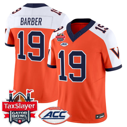Men's Virginia Cavaliers 1995 Throwbacks Vapor Limited Jersey - Gator Bowl Patch - All Stitched