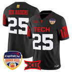 Black / #25 Red Raiders / S