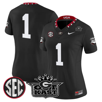 Women's Outkast x Georgia Bulldogs Vapor Limited Jersey - All stitched