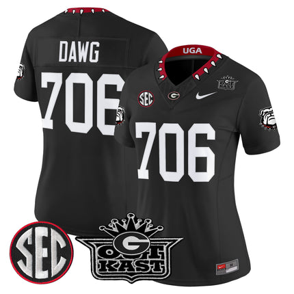 Women's Outkast x Georgia Bulldogs Vapor Limited Jersey - All stitched