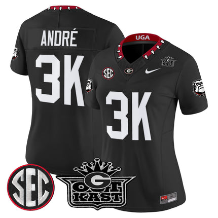 Women's Outkast x Georgia Bulldogs Vapor Limited Jersey - All stitched