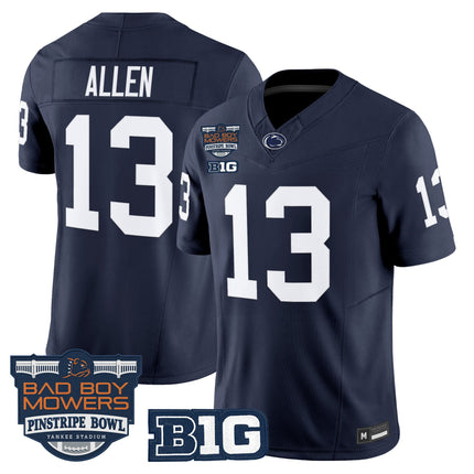Men's Penn State Nittany Lions 2025 Pinstripe Bowl Vapor Limited Jersey V2 - All Stitched