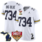 White / Big Blue 734 / S