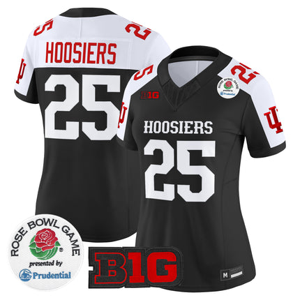 Women's Indiana Hoosiers 2026 Rose Bowl Vapor Limited Jersey - All Stitched