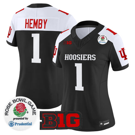 Women's Indiana Hoosiers 2026 Rose Bowl Vapor Limited Jersey - All Stitched
