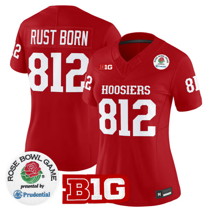 Women's Indiana Hoosiers 2026 Rose Bowl Vapor Limited Jersey - All Stitched
