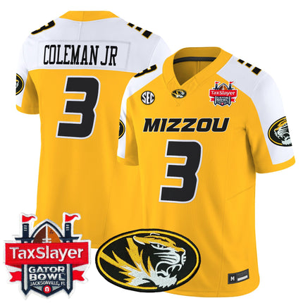 Men's Missouri Tigers 2025 Gator Bowl Vapor Limited Jersey - All Stitched