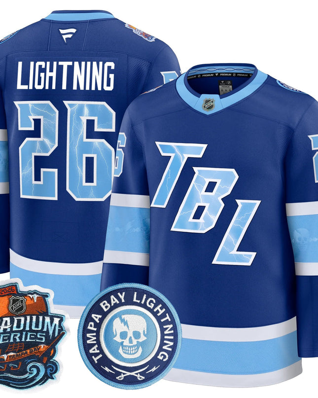 Tampa Bay Lightning 2026 Stadium Series Premium Jersey - All Stitched