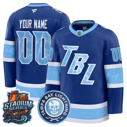 Tampa Bay Lightning 2026 Stadium Series Premium Custom Jersey - All Stitched