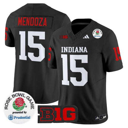 #15 Fernando Mendoza Indiana Hoosiers 2026 Rose Bowl Vapor Limited Jersey - All Stitched