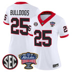 White / #25 Bulldogs / S