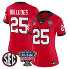 Red / #25 Bulldogs / S