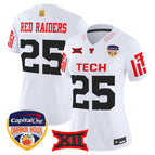 White / #25 Red Raiders / S