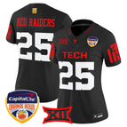 Black / #25 Red Raiders / S