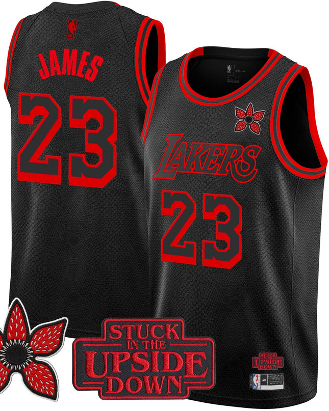 Men's Los Angeles Lakers 'Stranger Things Edition' Swingman Jersey - All Stitched