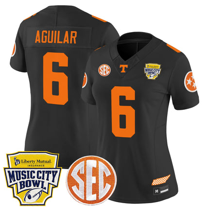 Women's Tennessee Volunteers 2025 Music City Bowl Vapor Limited Jersey - All Stitched