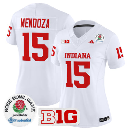 #15 Fernando Mendoza Indiana Hoosiers 2026 Rose Bowl Vapor Limited Jersey - All Stitched