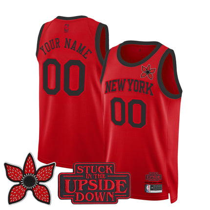 New York Knicks 'Stranger Things Edition' Swingman Custom Jersey - All Stitched