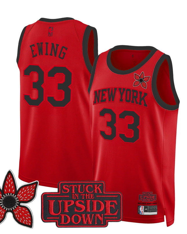 Men's New York Knicks 'Stranger Things Edition' Swingman Jersey - All Stitched