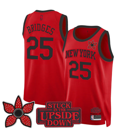 Men's New York Knicks 'Stranger Things Edition' Swingman Jersey - All Stitched