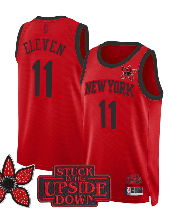 Men's New York Knicks 'Stranger Things Edition' Swingman Jersey - All Stitched