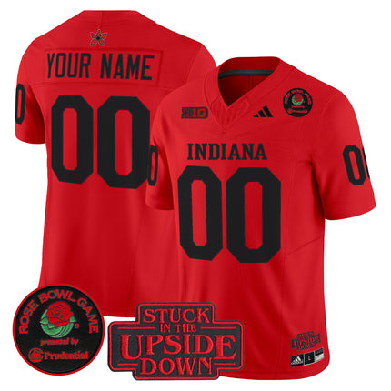 Indiana Hoosiers 2026 Rose Bowl Vapor Limited Custom Jersey V2 - All Stitched