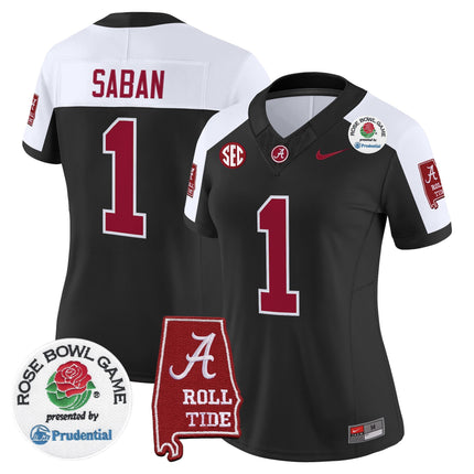 Women's Alabama Crimson Tide 2026 Rose Bowl Vapor Limited Jersey - All Stitched