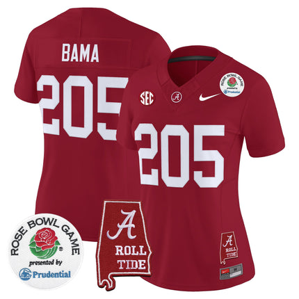 Women's Alabama Crimson Tide 2026 Rose Bowl Vapor Limited Jersey - All Stitched