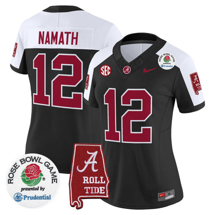 Women's Alabama Crimson Tide 2026 Rose Bowl Vapor Limited Jersey - All Stitched