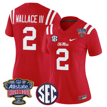 Women's Ole Miss Rebels 2026 Sugar Bowl Vapor Limited Jersey - All Stitched