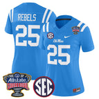 Powder Blue / #25 Rebels / S