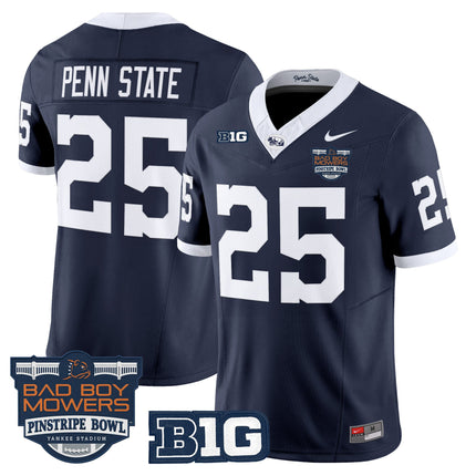 Men's Penn State Nittany Lions Throwback Vapor Limited Jersey - Pinstripe Bowl Patch - All Stitched