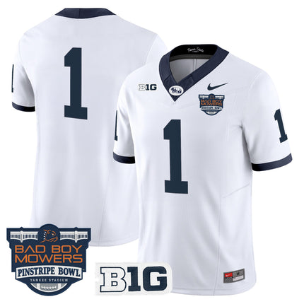 Men's Penn State Nittany Lions Throwback Vapor Limited Jersey - Pinstripe Bowl Patch - All Stitched