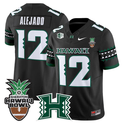 Men's Hawai'i Rainbow Warriors 2025 Hawai'i Bowl Vapor Limited Jersey - All Stitched