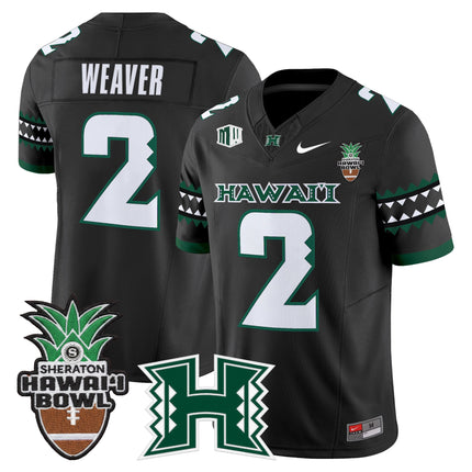Men's Hawai'i Rainbow Warriors 2025 Hawai'i Bowl Vapor Limited Jersey - All Stitched