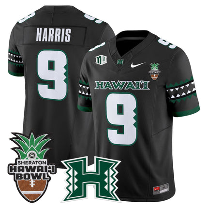 Men's Hawai'i Rainbow Warriors 2025 Hawai'i Bowl Vapor Limited Jersey - All Stitched