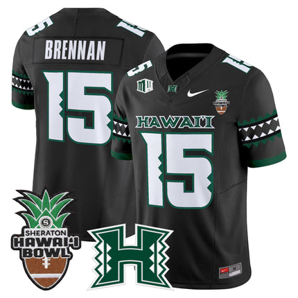 Men's Hawai'i Rainbow Warriors 2025 Hawai'i Bowl Vapor Limited Jersey - All Stitched