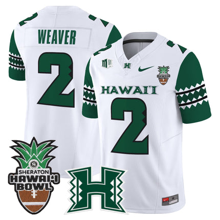Men's Hawai'i Rainbow Warriors 2025 Hawai'i Bowl Vapor Limited Jersey - All Stitched