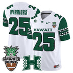 White / #25 Warriors / S