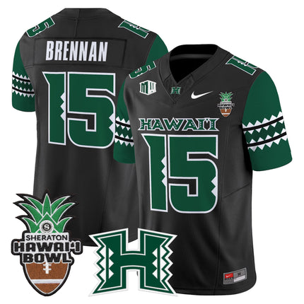Men's Hawai'i Rainbow Warriors 2025 Hawai'i Bowl Vapor Limited Jersey - All Stitched