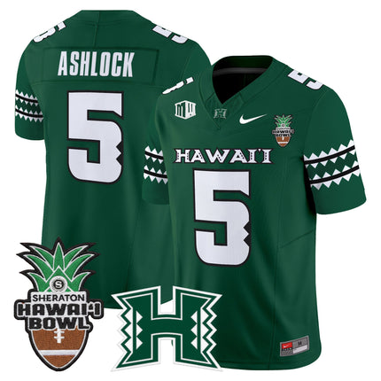 Men's Hawai'i Rainbow Warriors 2025 Hawai'i Bowl Vapor Limited Jersey - All Stitched
