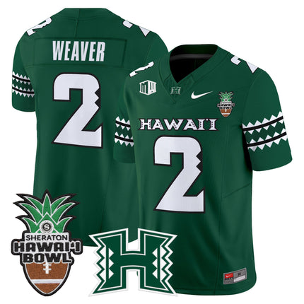 Men's Hawai'i Rainbow Warriors 2025 Hawai'i Bowl Vapor Limited Jersey - All Stitched
