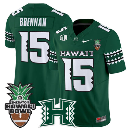 Men's Hawai'i Rainbow Warriors 2025 Hawai'i Bowl Vapor Limited Jersey - All Stitched
