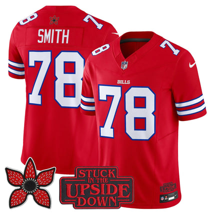 Men's Buffalo Bills 'Stranger Things Edition' Vapor Limited Jersey V2 - All Stitched