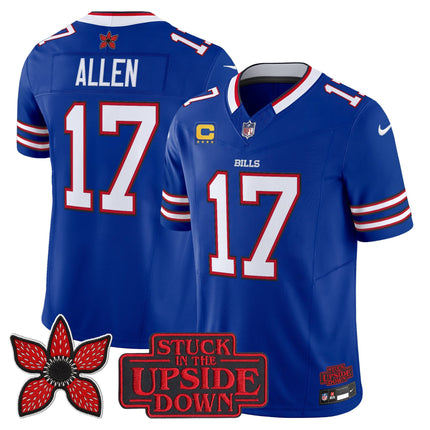 Men's Buffalo Bills 'Stranger Things Edition' Vapor Limited Jersey V2 - All Stitched