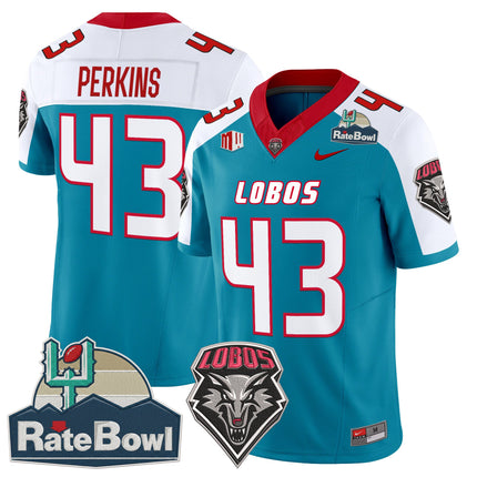 Men's New Mexico Lobos 2025 Rate Bowl Vapor Limited Jersey - All Stitched
